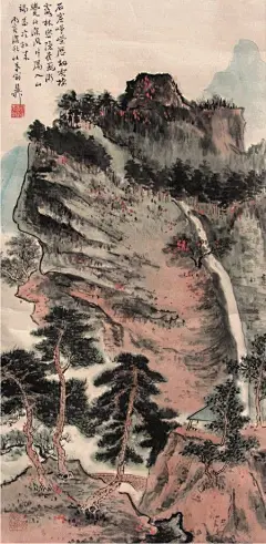  谢稚柳书画作品欣赏