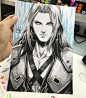 Stanley Artgerm Lau 刘展灏（Artgerm）： 经常绘制知名作品中的角色。