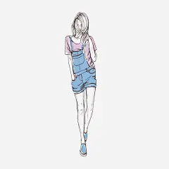 手绘时尚模特矢量图高清素材 女装服饰 女装模特 手绘时尚 手绘的 时尚模特 服装模特 矢量图 元素 免抠png 设计图片 免费下载 页面网页 平面电商 创意素材