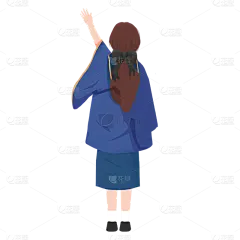 卡通感教育行业人物元素