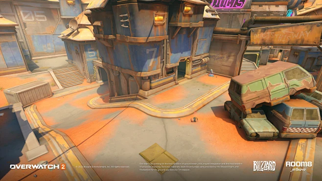 3D Stylized Environment (Overwatch 2)-花瓣网