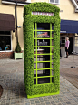 British designer collective 2012- great twist on the traditional London phone box