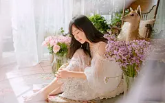 清纯甜美少女图片电脑高清壁纸