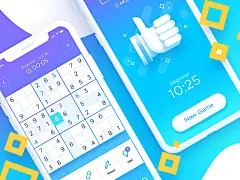 Hello Dribbble!
It's been a long time, since our last shot. And finally, we glad to represent you a new design. One of our favorite puzzle games Sudoku presented to your attention. Check it out and share your thoughts with us.

Hope you will like it!

Beh