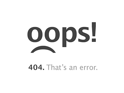 oops 404