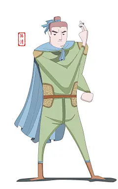 朱古力酱  的插画 水浒传角色的一些设定