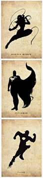Justice League Poster Set of 5 for 50 Dollars  por Posterinspired, $50.00