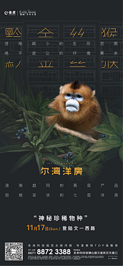 栀浅°采集到地产海报