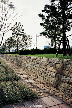 青禅boe采集到E—景观元素-台阶挡土墙