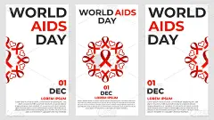 世界艾滋病日社交媒体故事集设计