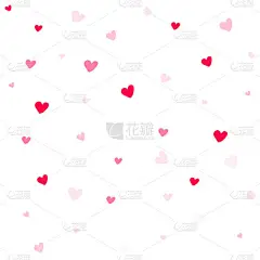 情人节背景摘要。红心壁纸。心脏在白色 