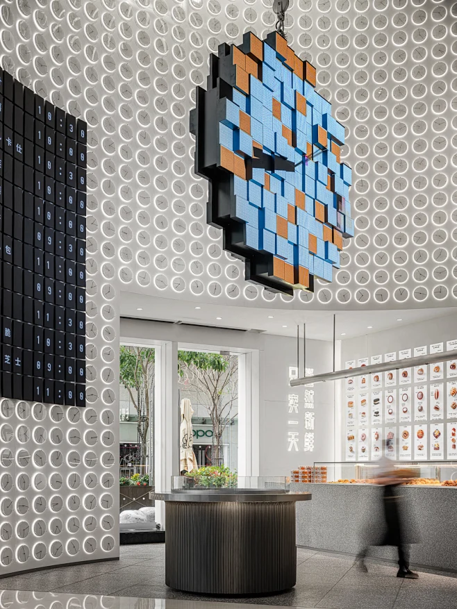 architecture bakery china clock digital Display Interior interior ...