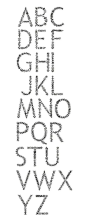 希腊女平面设计师
Meni Chatzipanagiotou
花卉印章字母字体 