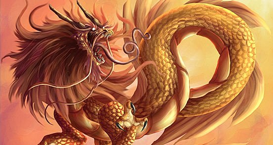 中国龙插画作品欣赏