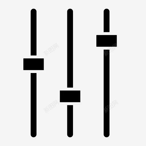混音板频道电平音量控制图标 频道电平 icon 标识 标志 UI图标 设计图片 免费下载 页面网页 平面电商 创意素材-花瓣网
