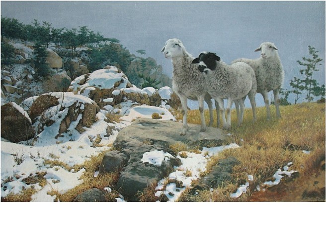陈祥贵：泰山风景 #油画#