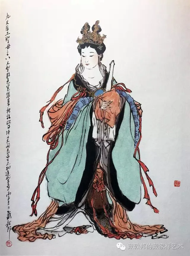 戴敦邦《大闹天宫》之众神画像图片_东风 戴敦邦图片素材-花瓣网