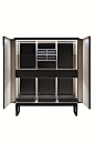 Highboard with drawers FIDELIO | Highboard by Poltrona Frau