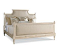 305-25 King Upholstered Panel Bed