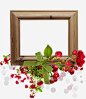 鲜花相框高清素材 画框 相框 花朵 花环植物 花草 花草边框 边框 鲜花 免抠png 设计图片 免费下载