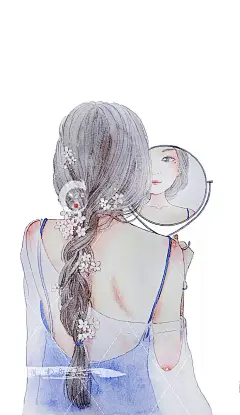 陈叉子作品 涂鸦王国插画 女孩 场景 手机壁纸 唯美 天空 色彩 水彩 涂鸦 小清新 头像