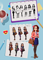 ILLUSTRATION  3D Character Character design  design Digital Art  mobile game