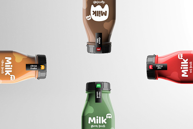 MILK UP！牛奶包装设计图2