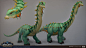 BFA - Brontosaurus, Ariel Fain : Bronto! This guy is probably one of my favorites out of this expansion and one of the literally the biggest asset I've made. 

Pack Variation props are by Ashleigh Warner
https://www.artstation.com/ashdoodles