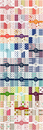 Abstract  Seamless patterns set 25 Eps