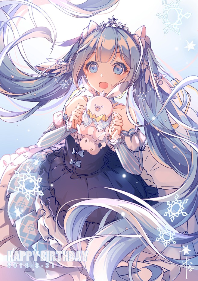 2019雪初音,雪ミク2019,二次元萌...