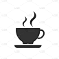 商务,咖啡,马克杯,图标,咖啡杯,饮料,热,拿铁咖啡,清新,概念