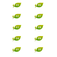 千库网_绿色树叶数字分隔符_元素编号12794107