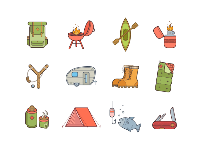 Camp Icons 