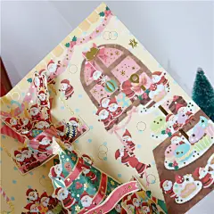 日本冬日立体圣诞卡片圣诞节大聚会XMAS平安夜摆件祝福新奇贺卡-淘宝网