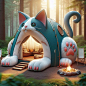 Camping enthusiasts and cat lovers, rejoice! There's a new trend in the outdoor adventure world that's bound to bring a smile to your face and a purr to your