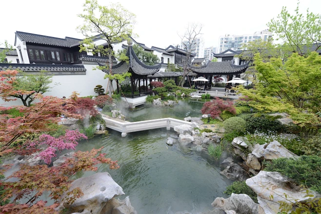 苏州桃花源图片_F-中式景观图片素材-花瓣网