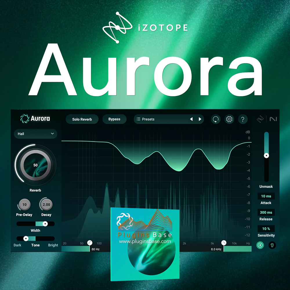 iZotope Aurora 1.1.0 破解版 – 干净清晰的混响插件