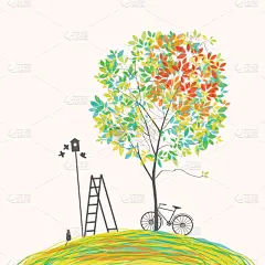地形,春天,小鸟笼,户外,白昼,季节,秋天,夏天,明亮,树