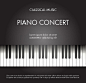 钢琴音乐会海报