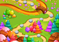 Candies Map : Part of map, for upcoming social game.