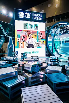 雪花大型展会，更多高清无水印照片请关注@活动汪