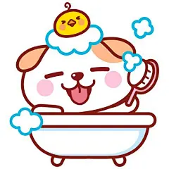 秋田君clean#秋田君# #头像# #狗# #表情# #卡通# #可爱# #治愈系#@北坤人素材