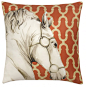 Empress Horse Silk Pillow Cover,靠包