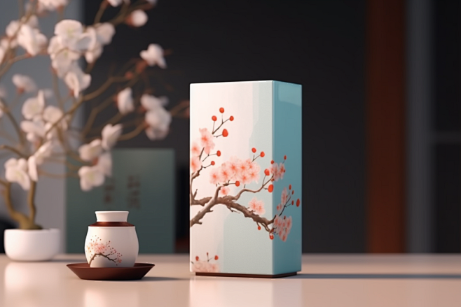 罐子包装设计茶叶罐装包装样机模型效果图