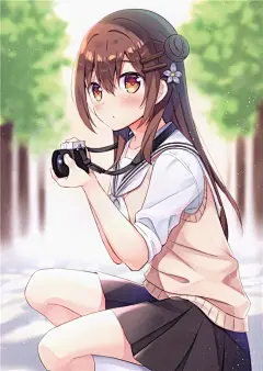 日本画师住咲 萌系风格可爱原画插画壁纸图集画册合集图片素材 – ACG图包网