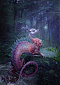 Fantasy Digital Art by Vasylina Holodilina #国外插画师# #cg插画# #游戏插画#