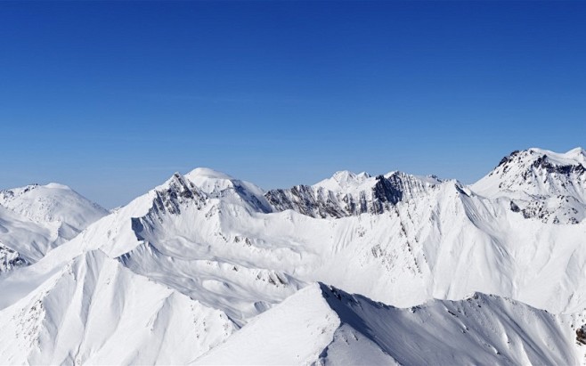 美丽雪山风景图片