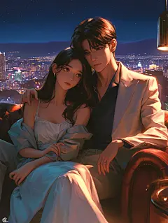 都市情侣 | Ai绘画
@叙叙叙叙白