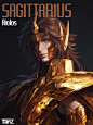 黄金圣斗士 黄道十二宫 AI同人图_9_TianZ_来自小红书网页版