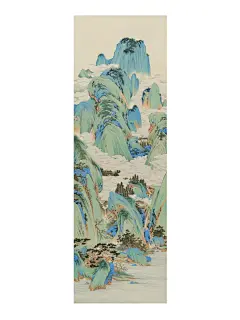 #国画 #国画山水 #中国画 #山水画 #青绿山水 #绘画笔记 #我的绘画日记 #只此青绿 #寻找小红书的绘画大神 #云 - 小红书